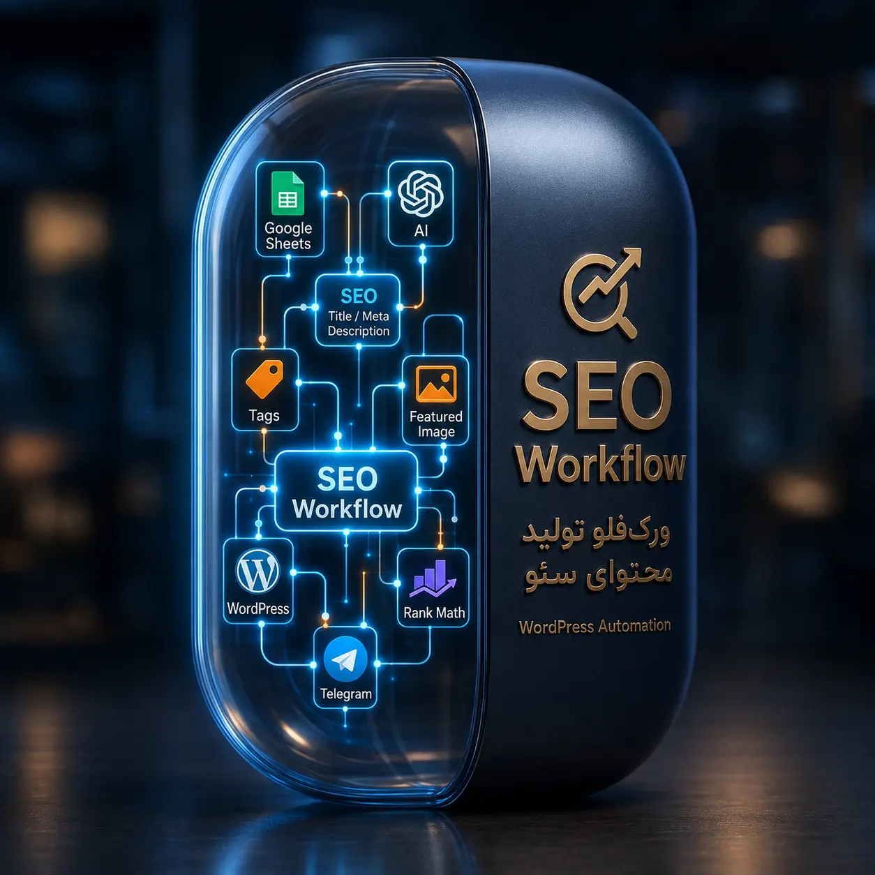 ورکفلو آماده n8n برای تولید محتوا و انتشار خودکار در وردپرس